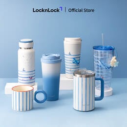 [Phi&ecirc;n bản giới hạn - Bộ sưu tập M&ugrave;a h&egrave; 2026] - B&igrave;nh nước v&agrave; phụ kiện LocknLock Coastal